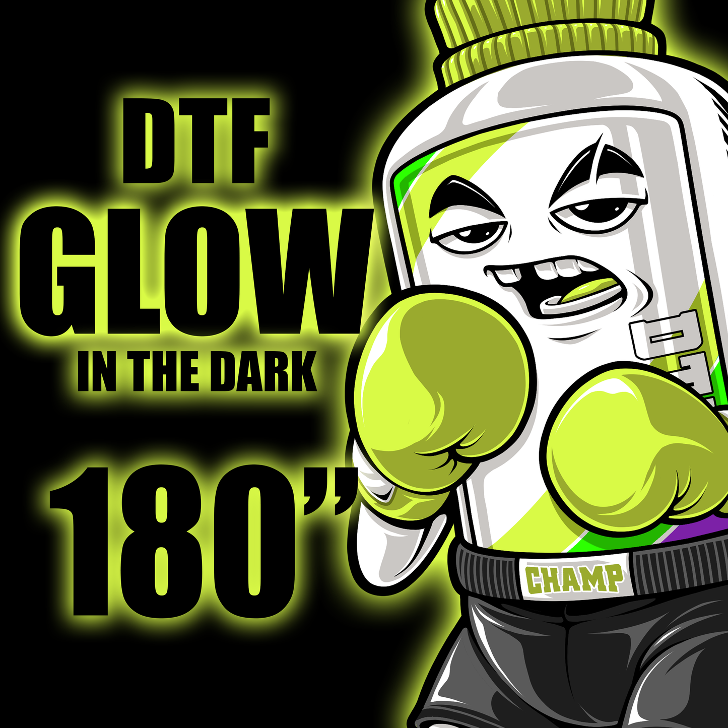 Glow In The Dark DTF Gang Sheet
