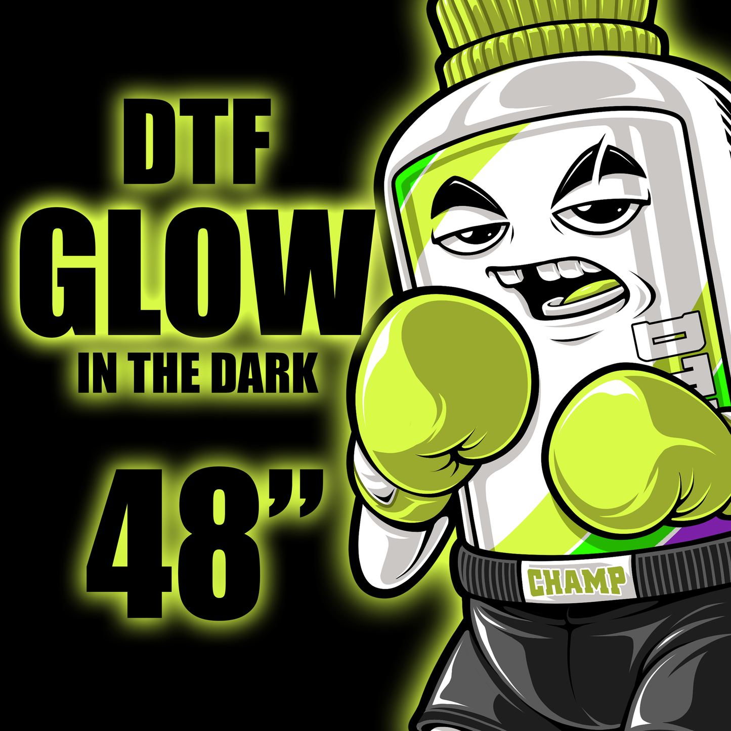 Glow In The Dark DTF Gang Sheet