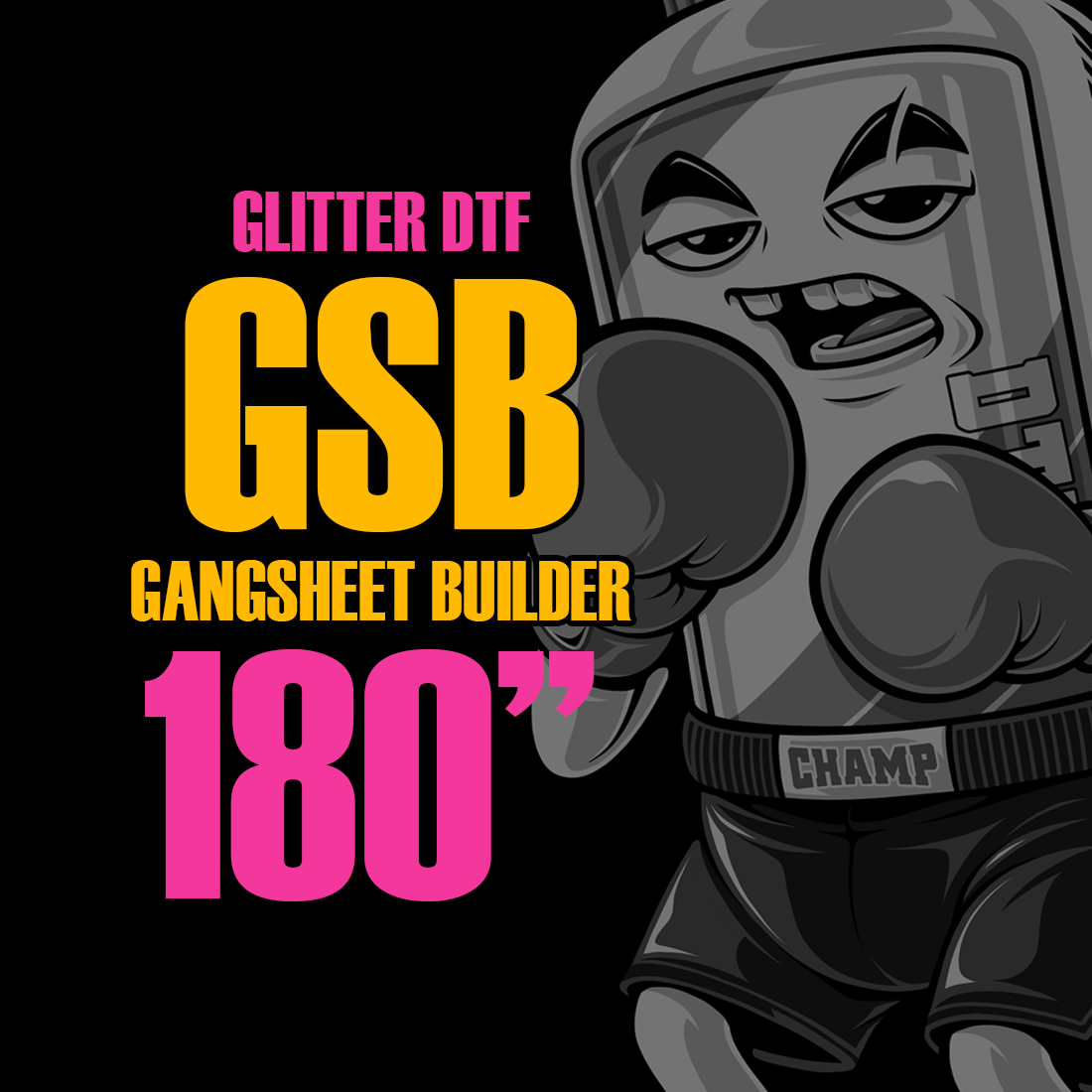 Glitter DTF Gang Sheet Builder