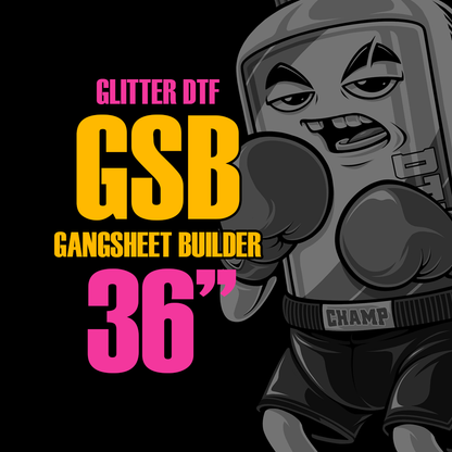 Glitter DTF Gang Sheet Builder