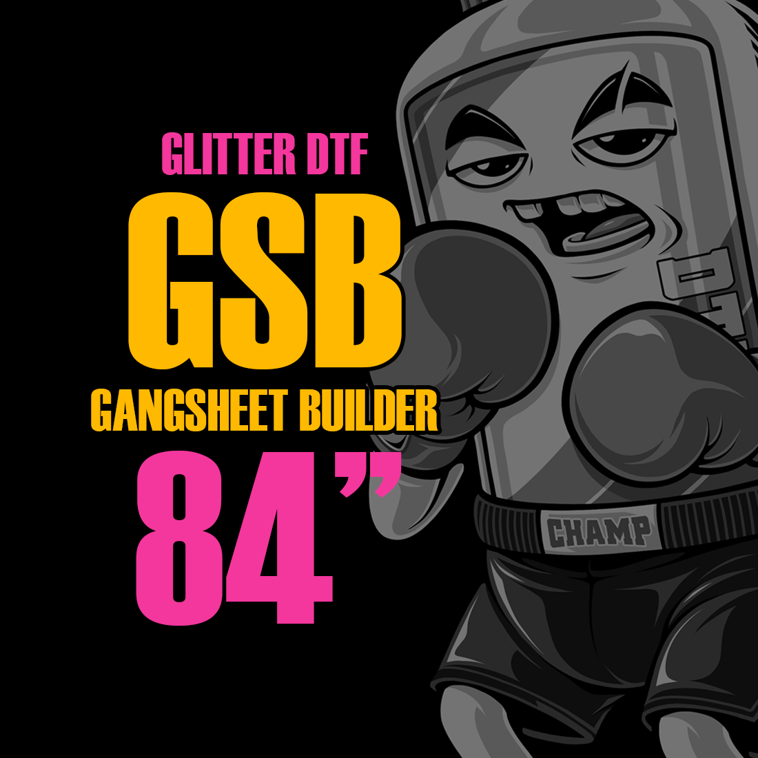 Glitter DTF Gang Sheet Builder
